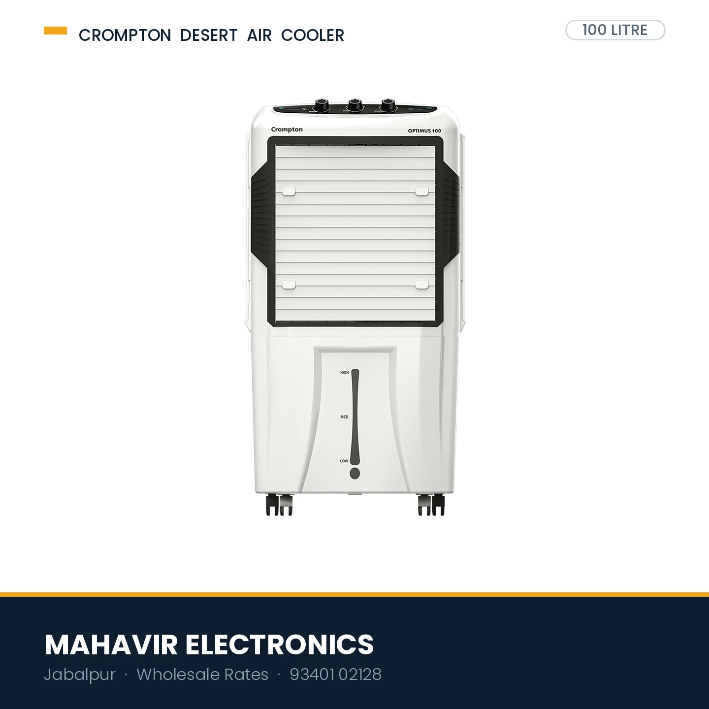 Crompton Optimus 100L Desert Air Cooler